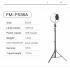 Jmary FM-536A 26cm LED Ring Light Kit with 170cm Tripod, 3 Light Modes, USB Powered, 1/4" Mount, Phone Holder, Remote for Makeup, Streaming, Photography
